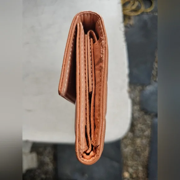 Chanel Vintage Chocolate Bar Trifold Wallet - Picture 6 of 17